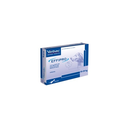 EFFIPRO 134 mg. 10-20 kg. 4 Pipetas