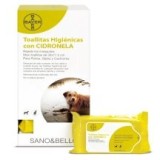 Toallitas higienicas con Cidronela Sano&Bello