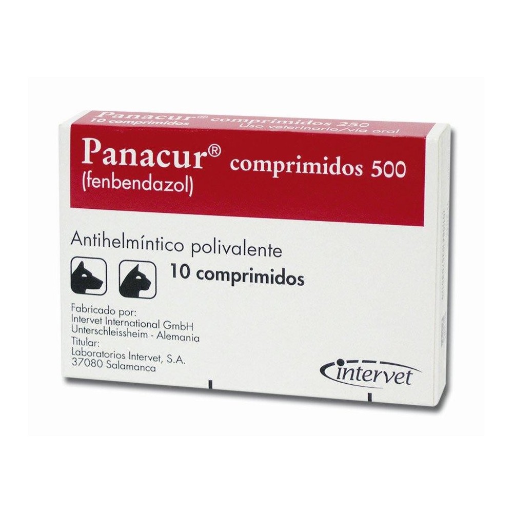 Panacur 500 mg. 200 tablets