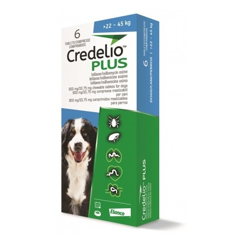 Credelio Plus 900/33.75 mg (22-45 kg)