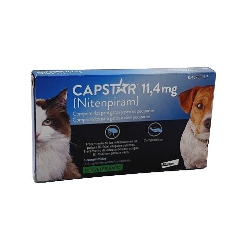 CAPSTAR 11.4 MG 6 Comprimidos