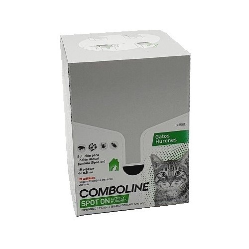 Comboline Spot em gatos e furões