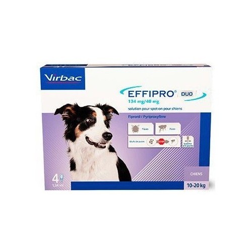 Effipro Duo 134 mg/40 mg (cães 10-20 kg)
