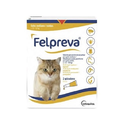 FELPREVA Medium cat (2.5-5 kg)