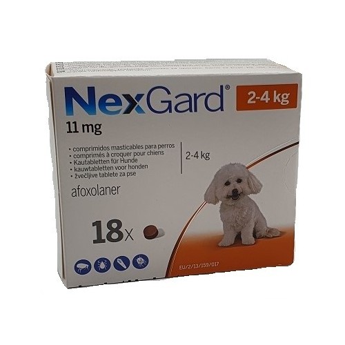 Nexgard S (2-4 kg) 3 comp.