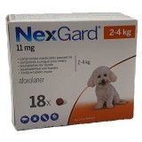 Nexgard S (2-4 kg) 3 tablets.